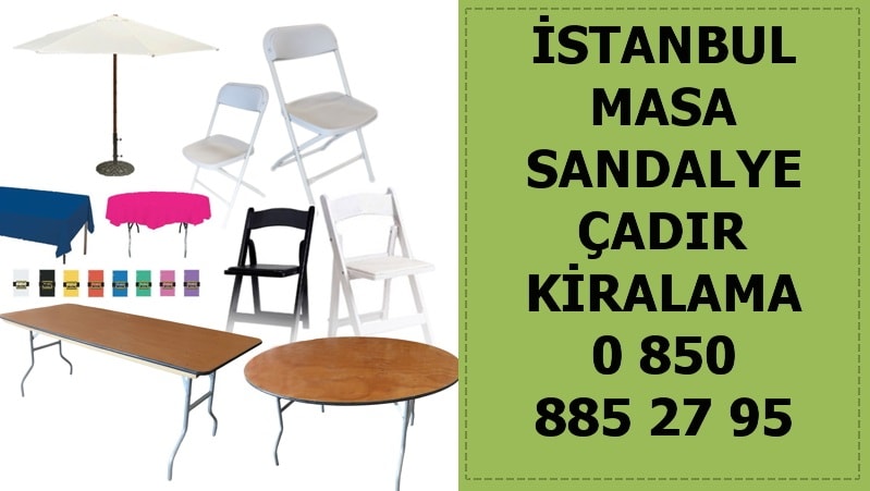 Kiralk Bakrky stanbul Ataky 1. masa sandalye adr kiralama